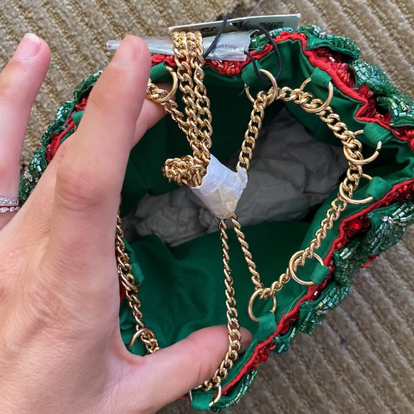 NWT Zara Strawberry Sequin Bag - Picture 14 of 17